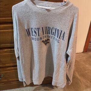 West Virginia Mountaineers Gray Women's Top